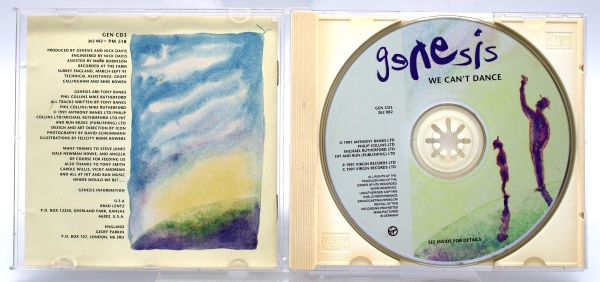 Genesis Audio CD: We can't dance